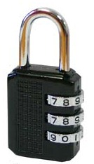 Tri-Circle Combination Padlock 30mm ZB35