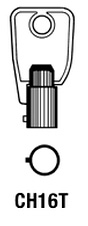 Hook 2197: Silca = CH16T Tubular - Keys/Tubular Keys