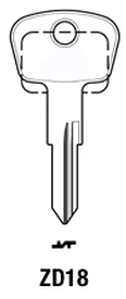 Hook 2256: Silca = ZD18 - Keys/Cylinder Keys- Specialist