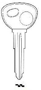 Hook 2545: TP00MAZ-10dP....empty transponder - Keys/Transponder Pods