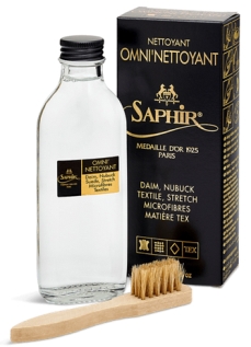 Saphir Omni 100ml Suede & Nubuck Stain Cleaner Medaille dOr 1925 REF 1214