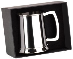 R8001B Tankard - 1 Pint Stainless Steel in Presentation Box