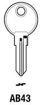 Hook 2952: silca = AB43 - Keys/Cylinder Keys- General