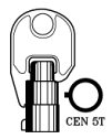 Hook 2955: silca = CEN5T - Keys/Cylinder Keys- General