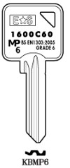 Hook 2998: E*S 6 Pin Genuine....jma = KBMP6....hd = XGC066 - Keys/Cylinder Keys - Genuine