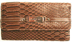 7488 Snake Grain PU Purse