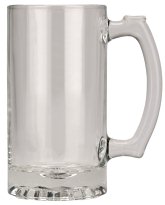 R1001 Plain Glass 500ml Tankard