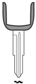 Hook 3031: CV064 DAE48sU - Keys/Transponder Horseshoe Blades