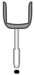 Hook 3038: CV071 JA2U - Keys/Transponder Horseshoe Blades