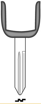 Hook 3045: CV078 SUB2U - Keys/Transponder Horseshoe Blades