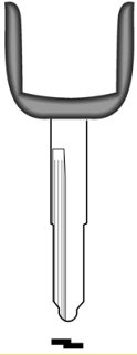 Hook 3047: CV080 YM35U - Keys/Transponder Horseshoe Blades