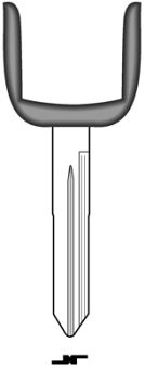 Hook 3048: CV081 MT11U - Keys/Transponder Horseshoe Blades