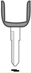 Hook 3046: CV079 SU18U - Keys/Transponder Horseshoe Blades