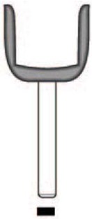 Hook 3058: CV091 VX5U - Keys/Transponder Horseshoe Blades