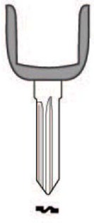 Hook 3075: CV108 B106U - Keys/Transponder Horseshoe Blades