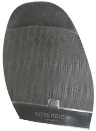 Sovereign Exclusive Mini Rib 1/2 Soles Black 1122L - Shoe Repair Materials/Soles