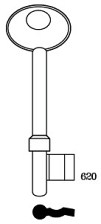 Hook 5140 ....E*S....jma = 620....hd = GL051 - Keys/Mortice Keys