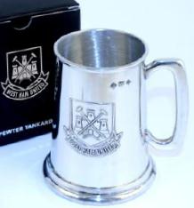 WH300 West Ham Tankard Pewter