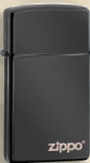Zippo 28123ZL 60001264 Ebony slim with Zippo logo Black - Zippo/Zippo Lighters