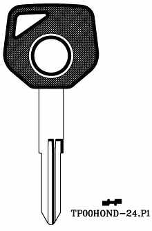 Hook 3106: TP00HOND-24P1..empty transponder - Keys/Transponder Pods