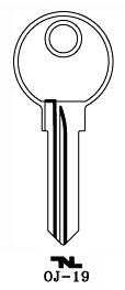 Hook 3165: jma = OJ-19 SILCA = OJ17R ERREBI= OJ24R - Keys/Cylinder Keys- General