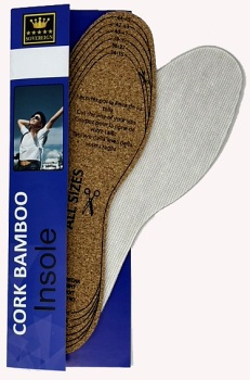 Sovereign Bamboo Cork One size Cut to Size Insoles (pair) - Tarrago Shoe Care/Insoles