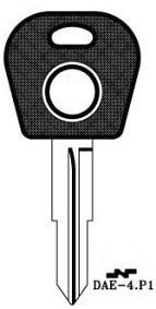 Hook 3168: TP00DAE-4P1 Empty transponder=UP003 - Keys/Transponder Pods