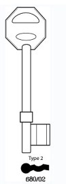 Hook 5144....Gridlock ..680/02 GL074 genuine glk/2 - Keys/Mortice Keys