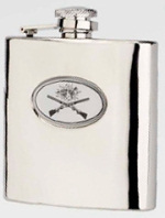 R3553 Langdale Shotgun Flask 6oz Stainless Steel ( use R3446 + badge)