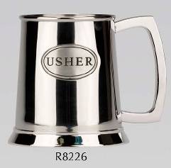 R8226 Wessex Usher Tankard 1 Pint Stainless Steel - Engravable & Gifts/Wedding Gifts