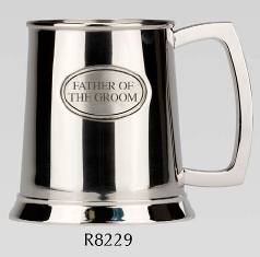 R8229 Wessex Father of the Groom Tankard 1 Pint Stainless Steel