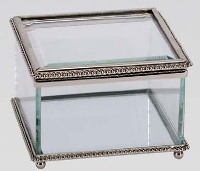 R1991 Glass Trinket Box 3.75