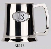 R8118 18 Tankard Stainless Steel (Use R8005 + badge)