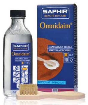 Saphir Omni 100ml Suede & Nubuck Stain Cleaner REF 0214