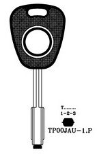 Hook 3218: TP00JAU-1P...empty transponder - Keys/Transponder Pods