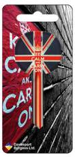 Hook 3242: UL2 KCUJ Keep Calm UL2 Union Jack F390 - Keys/Licenced Fun Keys