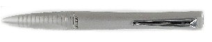 PEN01 Focus Twist Ball Pen Silver Satin