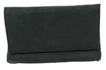 PO21CBL Tobacco Pouch Leather Black