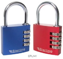 CPL141 40mm Aluminium Combination Padlock 4 Dial