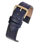 E103S Economy Watch Straps Leather Blue (Single)