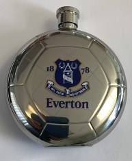 Football Shaped Flasks EVE662 EVERTON