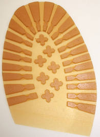 PVC Axeman 1/2 Soles Translucent (5pair)