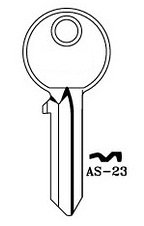 Hook 3272: jma = AS-23 =SILCA ASS63R - Keys/Cylinder Keys- General