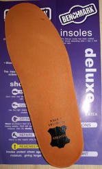 Benchmark Ultra Deluxe Moulded Leather Insoles (Pair) - Shoe Care Products/Insoles