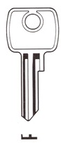 Hook 6017 jma = LF-1i Silca LF4 ERREBI = LF10AR - Keys/Cylinder Keys- General