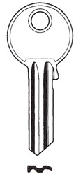 Hook 6025... jma = GE-1d...steel Errebi = GG5D - Keys/Cylinder Keys- General