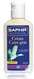 Saphir 125ml Cream shoe polish for greasy leather REF 0713 - Tarrago Shoe Care/Waterproofers
