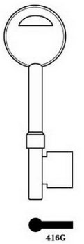 Hook 5152 416G WASALL GEN BS 5L KEYS - Keys/Mortice Keys