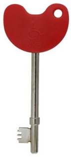 Hook 5376....Disabled Toilet Key K504P ...RADAR - Keys/Precut Keys