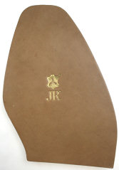 JR Rendenbach Size H11 Extra Large Pointed Toe 4.5-4.9mm Leather 1/2 Soles (10pair) - Shoe Repair Materials/Leather Soles